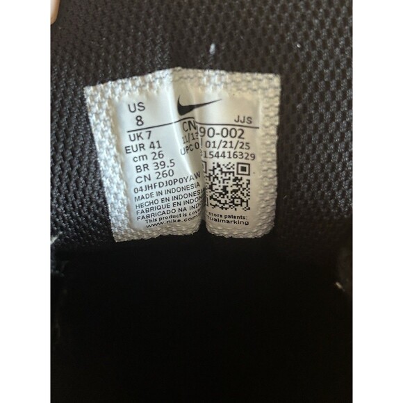 Nike Air Max 90 Running Shoes Black And White Size 8 Jogging Walking Outdoor - Picture 5 of 11